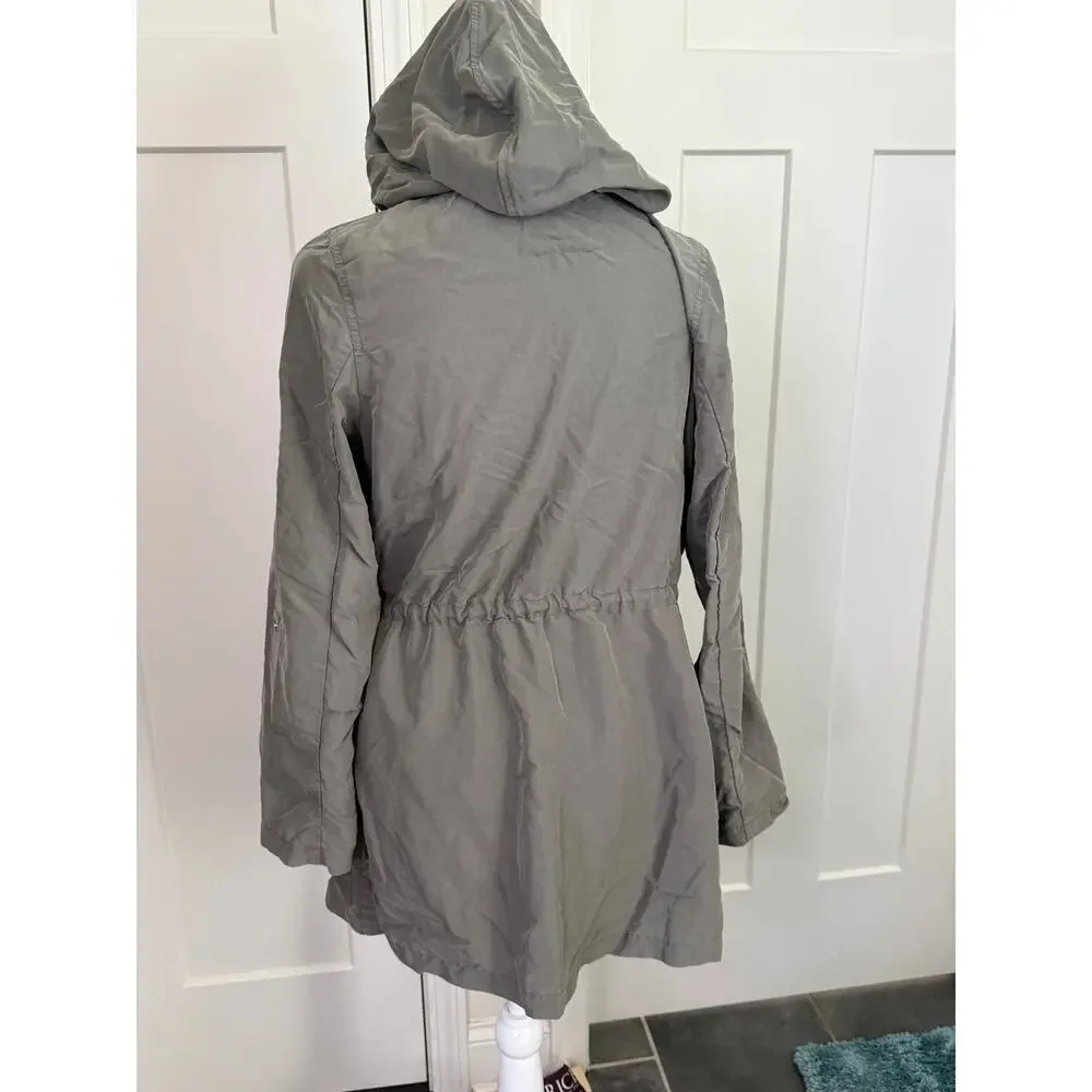 H&M loose army green jacket size 14Y